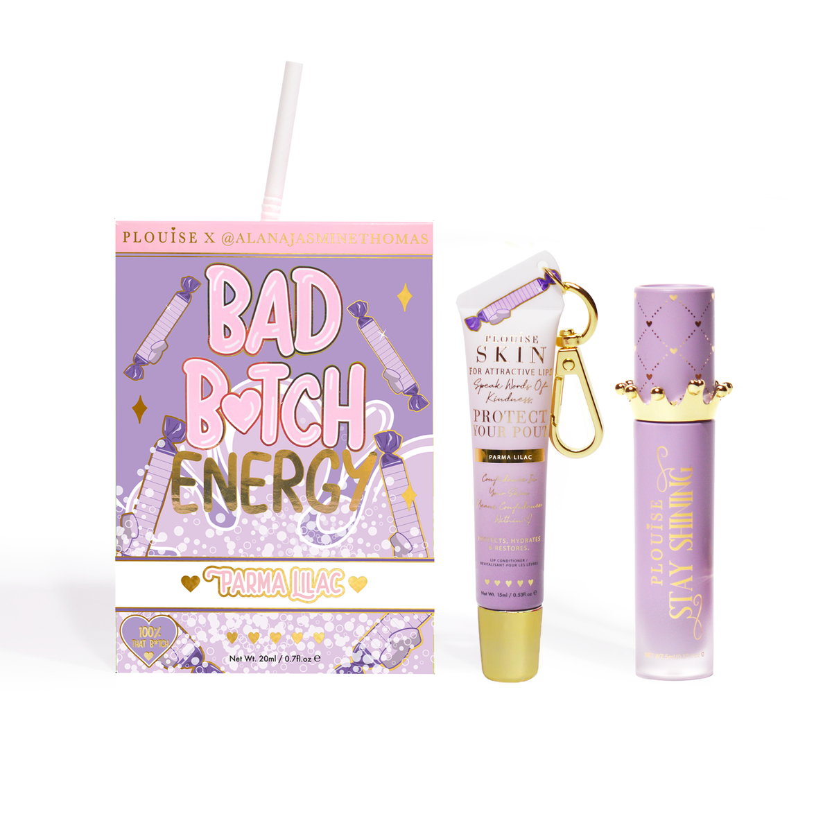 Bad Bitch Energy Lip Conditioner & Lip Oil Duo