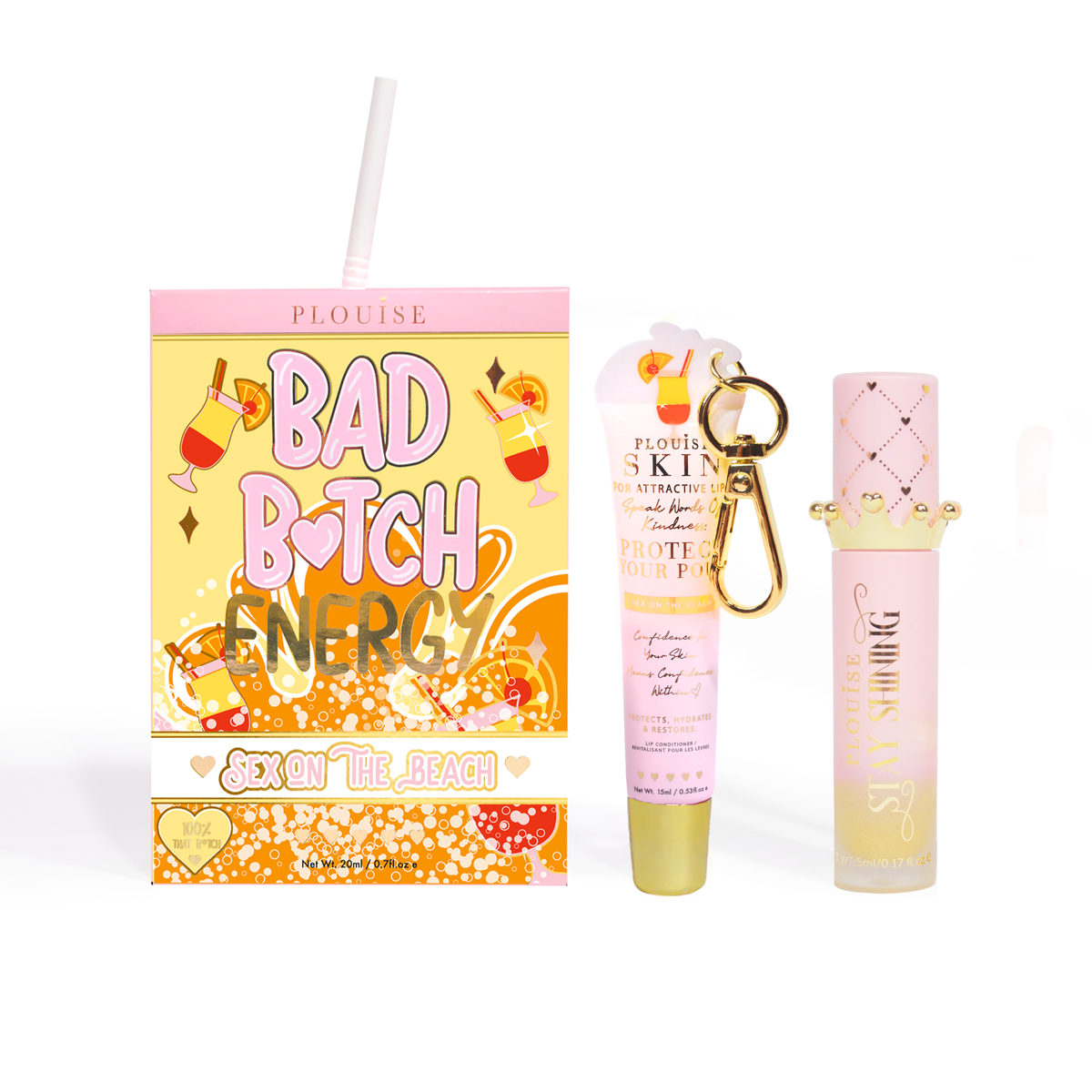 Bad Bitch Energy Lip Conditioner & Lip Oil Duo